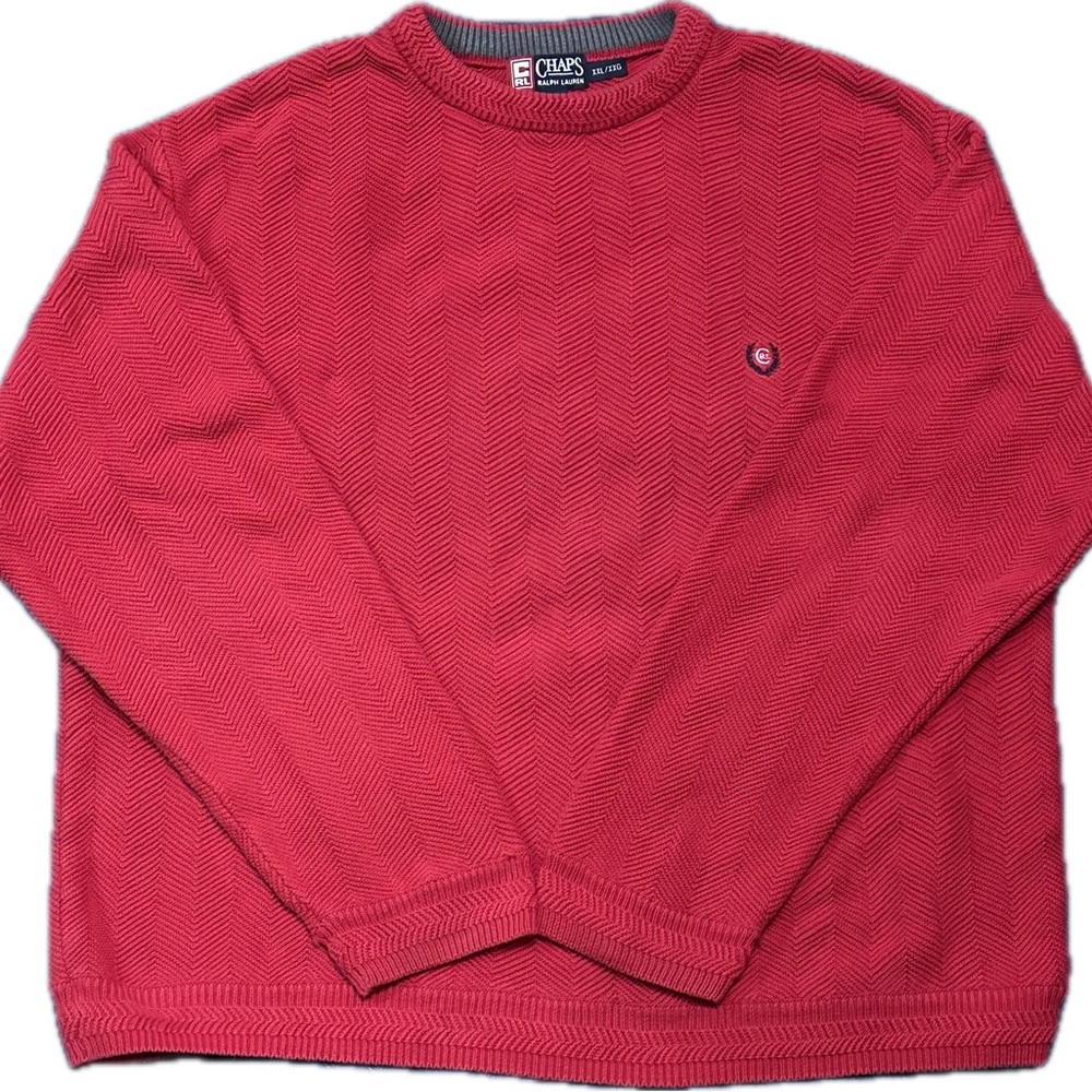 VTG 90's Men's Chaps Ralph Lauren Cotton Sweater - Size XXL